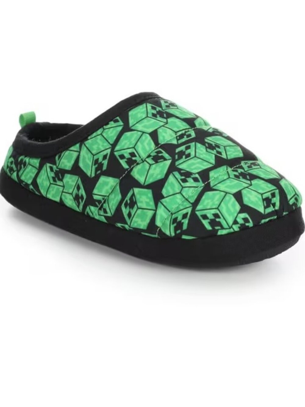 Boys Child's Mojang Minecraft Creeper Clog Slippers Size 11/12 2/3 4/5 NWT